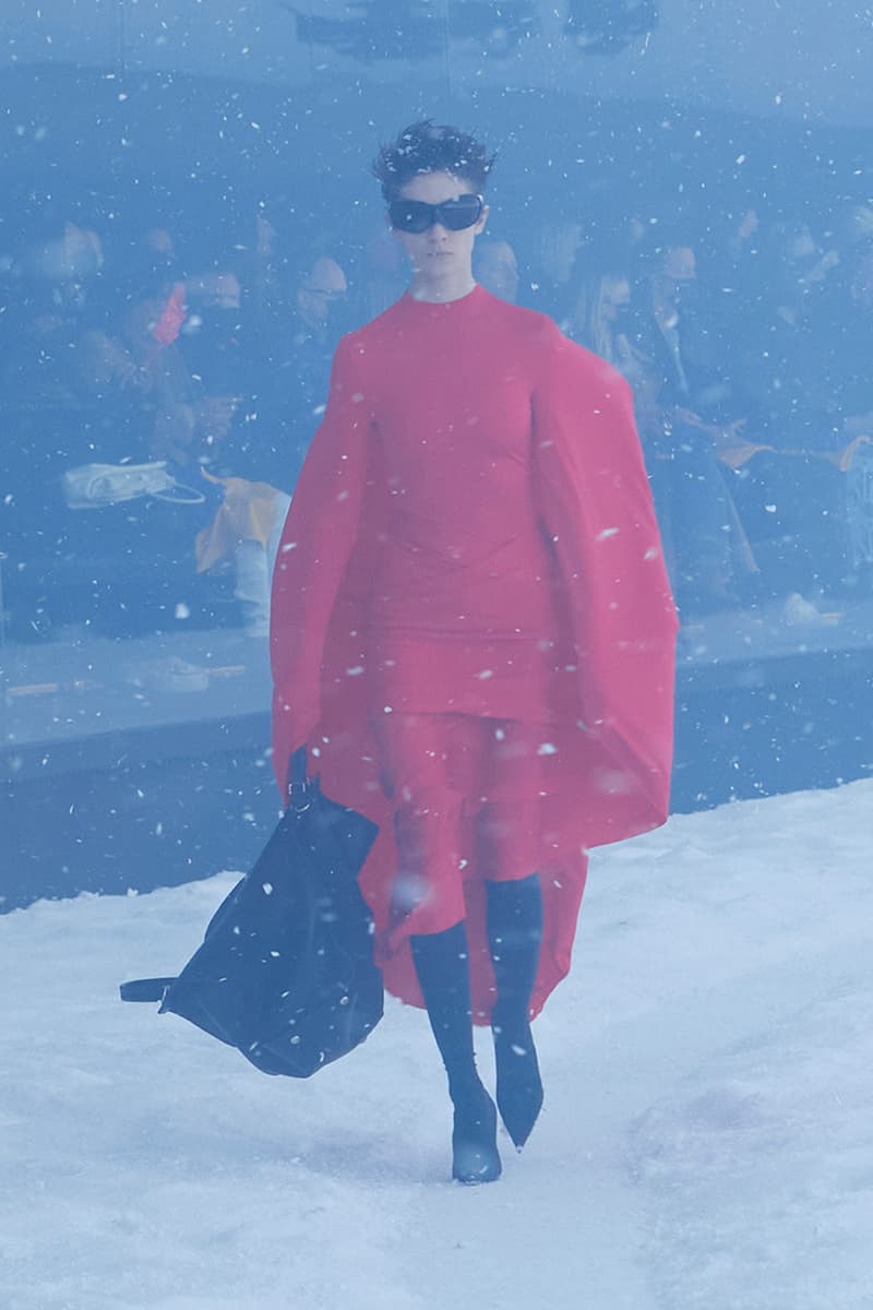 Balenciaga Fall Winter 360 Collection Snowy Apocalyptic Demna Gvasalia Ukraine Show Images