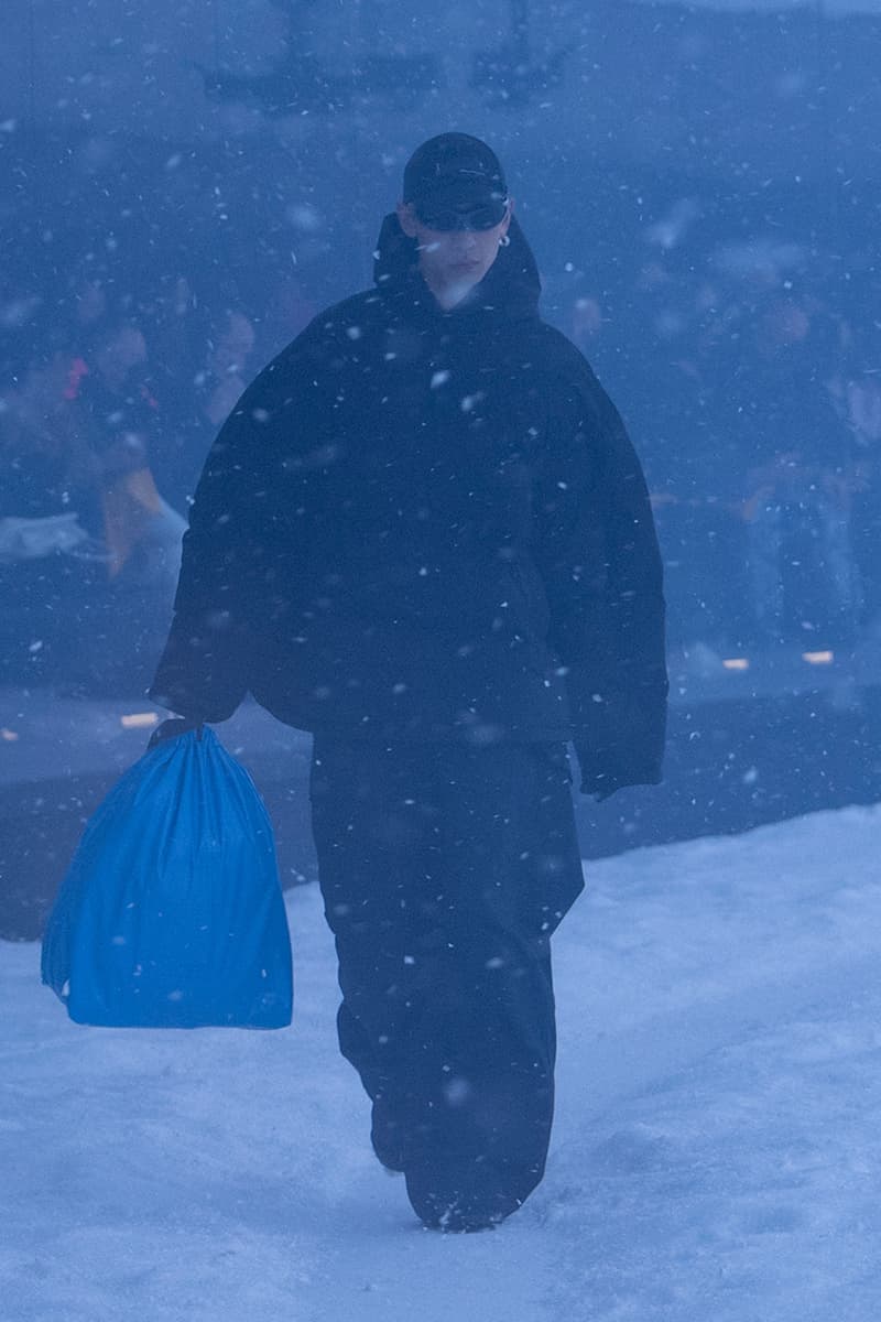 Balenciaga Fall Winter 360 Collection Snowy Apocalyptic Demna Gvasalia Ukraine Show Images