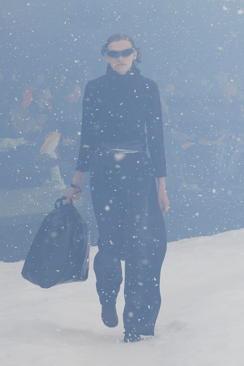 Balenciaga Fall Winter 360 Collection Snowy Apocalyptic Demna Gvasalia Ukraine Show Images