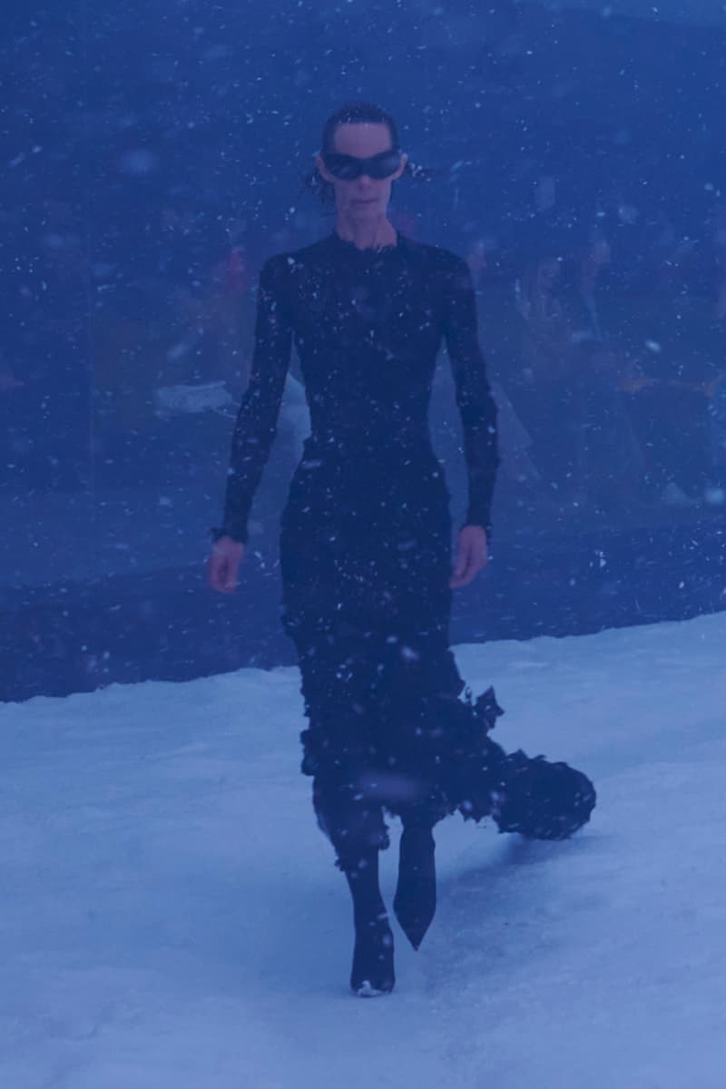 Balenciaga Fall Winter 360 Collection Snowy Apocalyptic Demna Gvasalia Ukraine Show Images