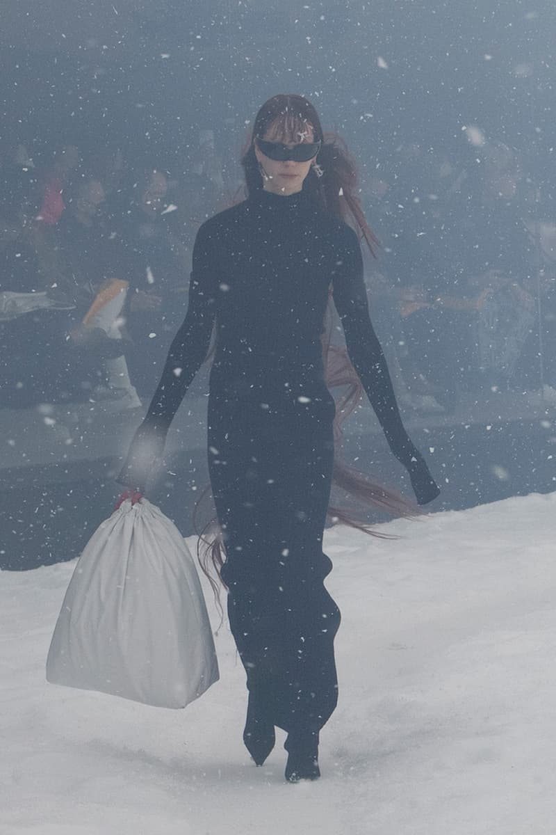 Balenciaga Fall Winter 360 Collection Snowy Apocalyptic Demna Gvasalia Ukraine Show Images