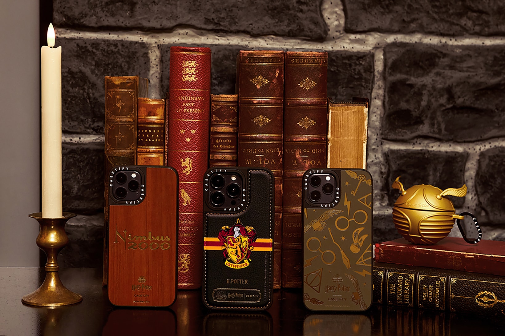 Casetify Harry Potter Collaboration Tech Accessories Apple iPhone AirPods Cases Gryffindor