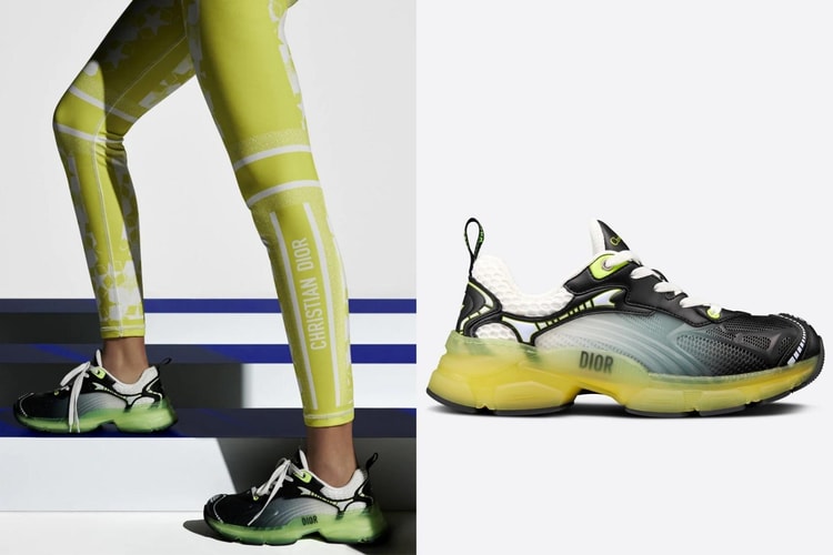 Dior's Vibe Sneaker Returns in Neon Gradient