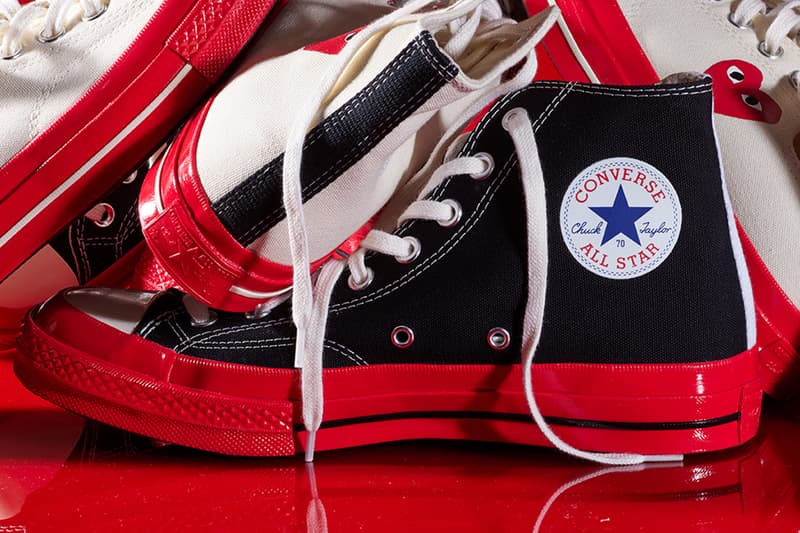 COMME des GARÇONS PLAY Converse Chuck 70 Red Midsole Release Date Price Where to buy