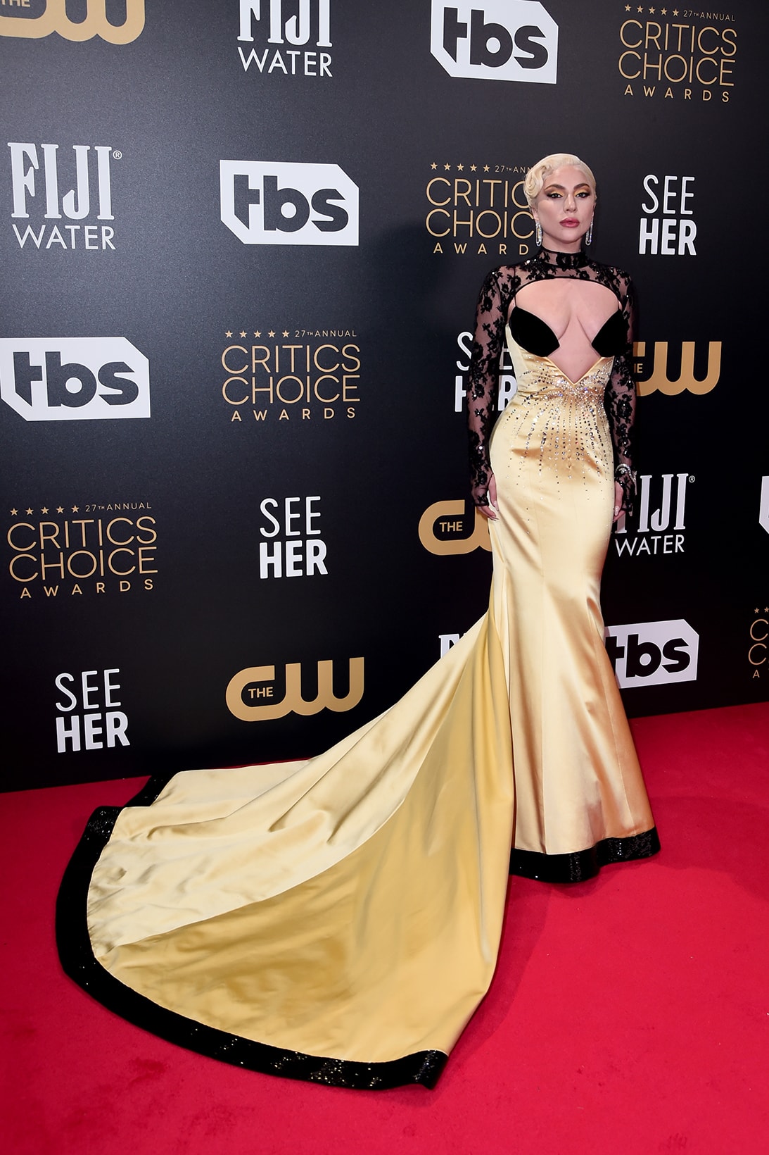 2022 Critics Choice Awards Best Red Carpet Looks Lady Gaga