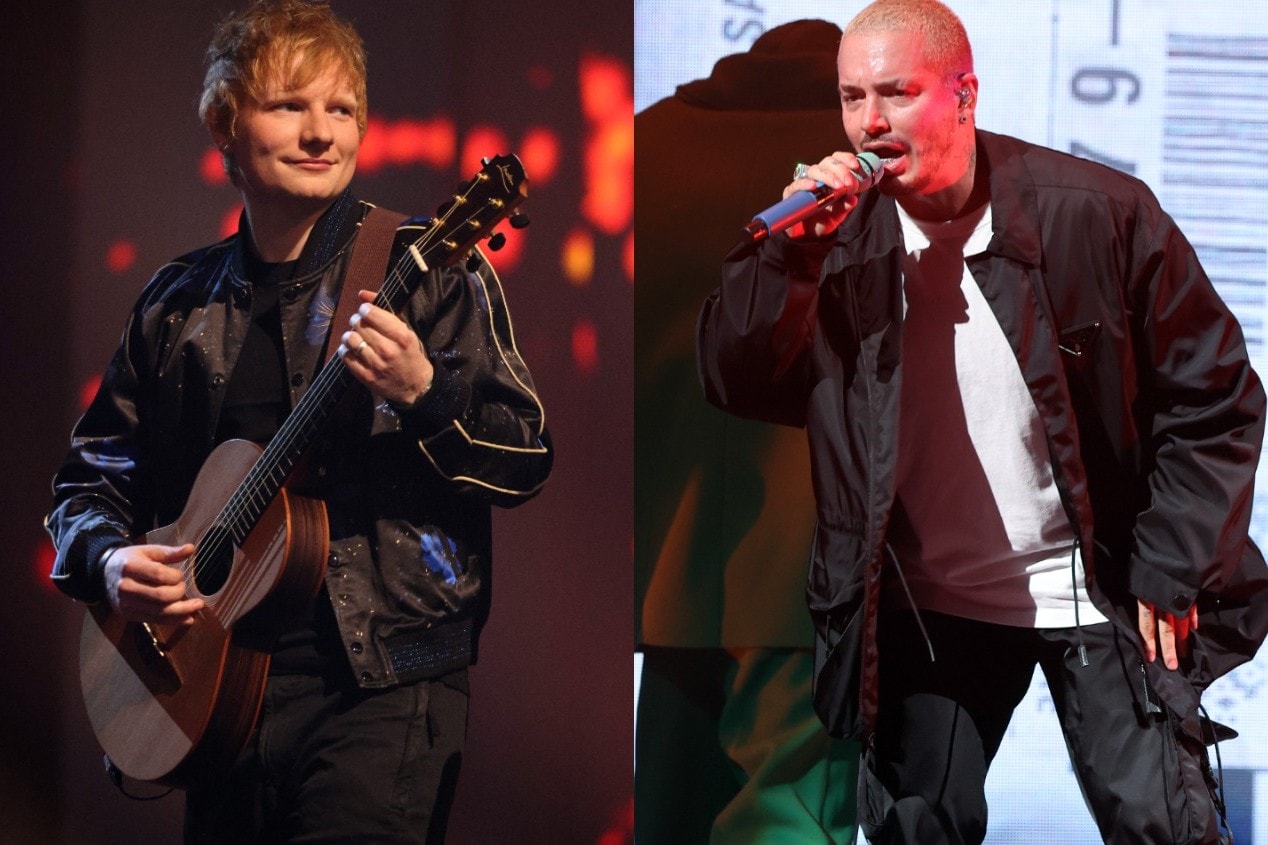 j balvin ed sheeran upcoming music collaboration tease video instagram sigue forever my love 