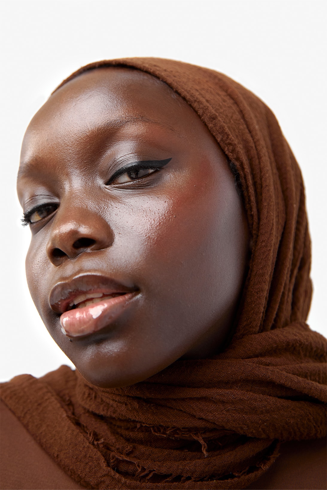 espressoh hi_liner makeup campaign images black model