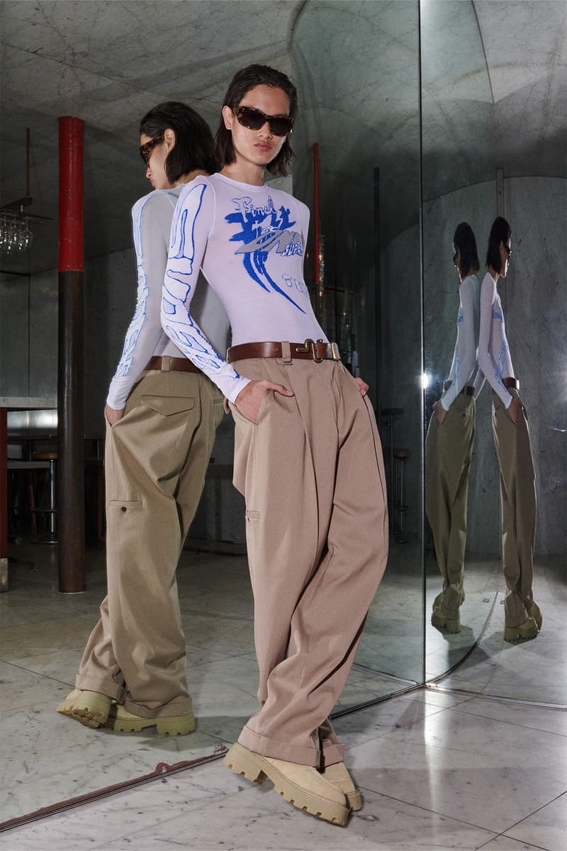 eytys fall collection blu rider jeans boots lookbook images shirt trousers white brown