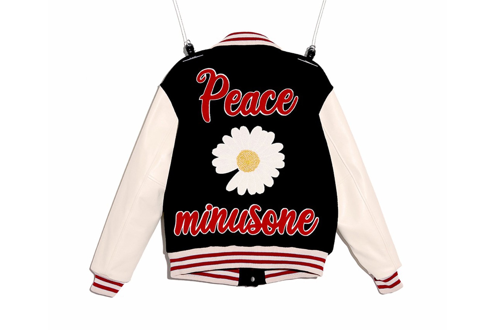 G-Dragon PEACEMINUSONE Spring Summer Collection Varsity Jackets Back