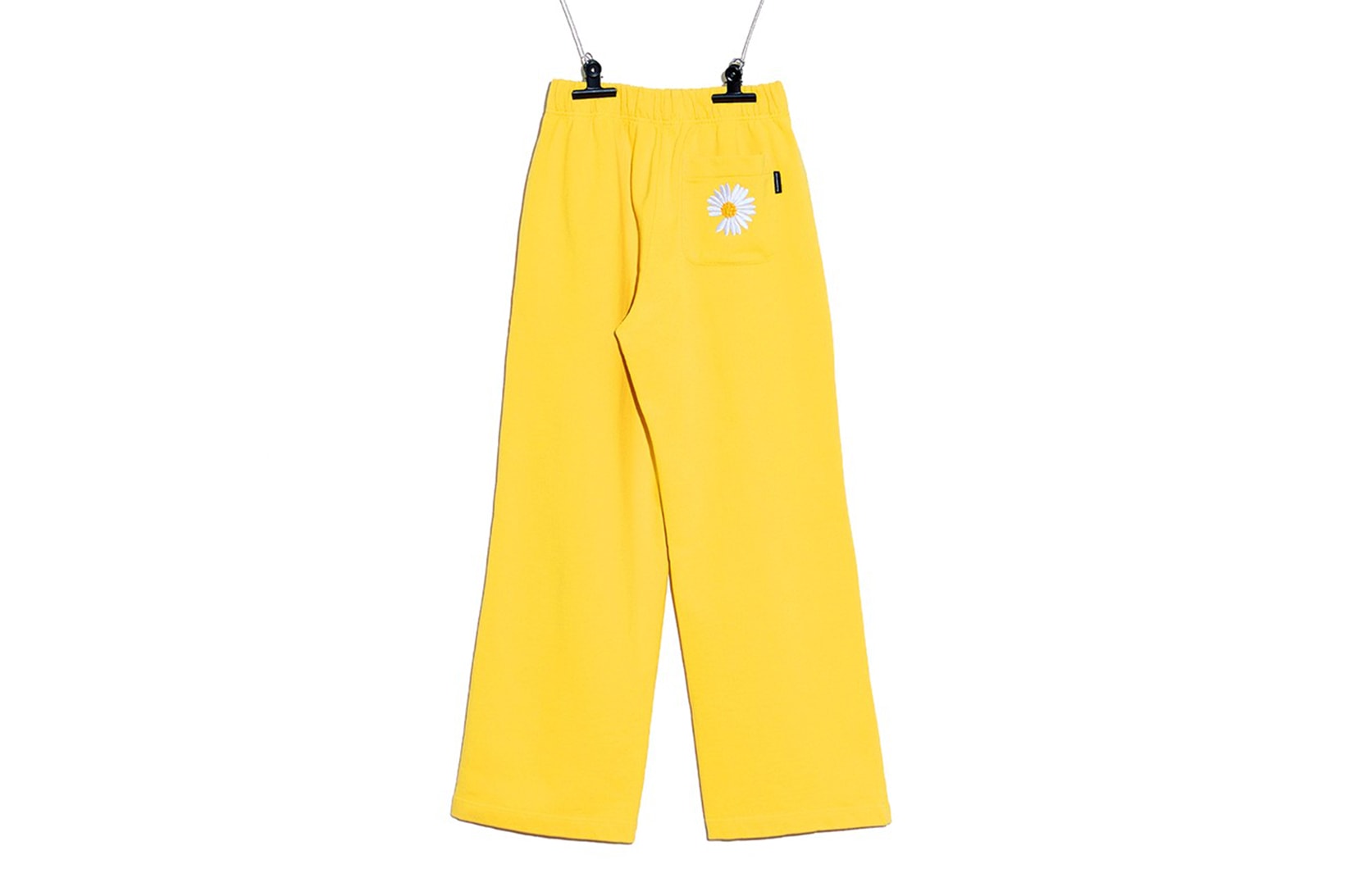 G-Dragon PEACEMINUSONE Spring Summer Collection Varsity Jackets Sweatpants Yellow Back