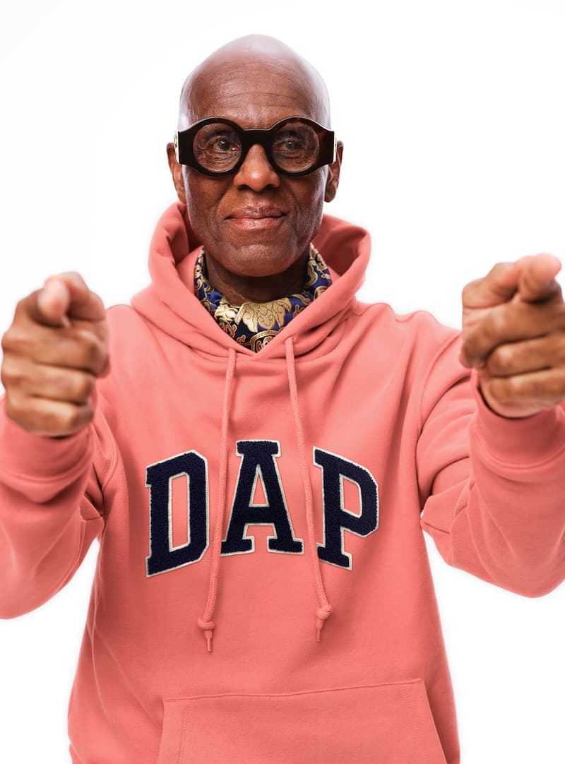 GAP Dapper Dan Spring 2022 Campaign DAP Hoodie