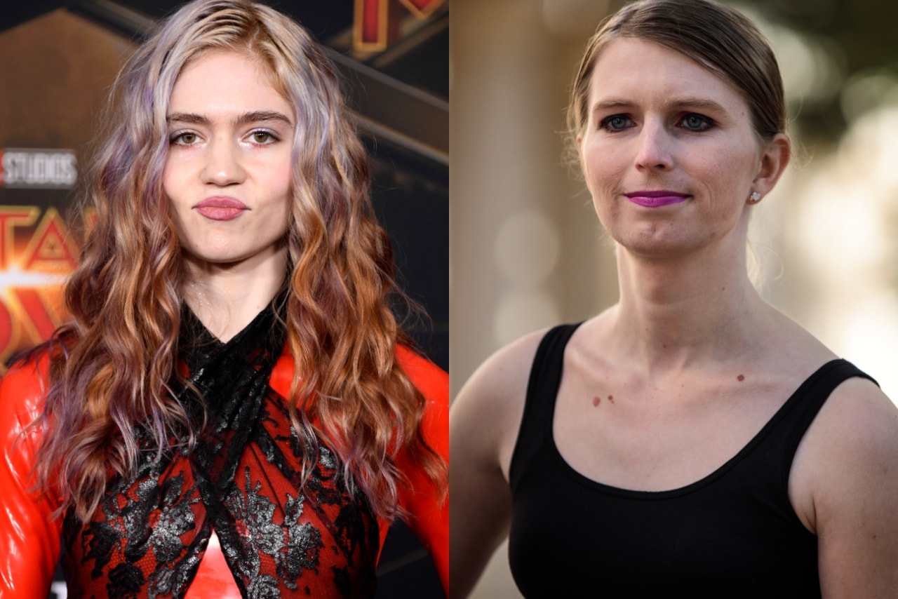 grimes chelsea manning elon musk dating breakup second child daughter 