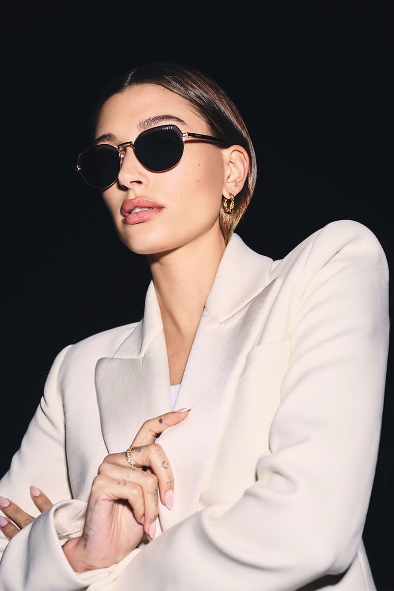 Hailey Bieber Vogue Eyewear Sunglasses Collaboration Ambassador Release