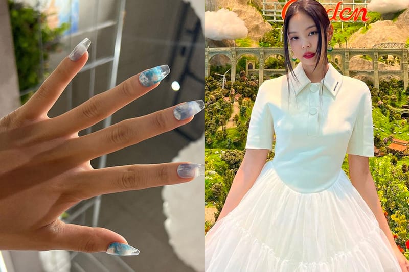 BLACKPINK's Jennie Is in the Clouds With Her Dreamy New Manicure