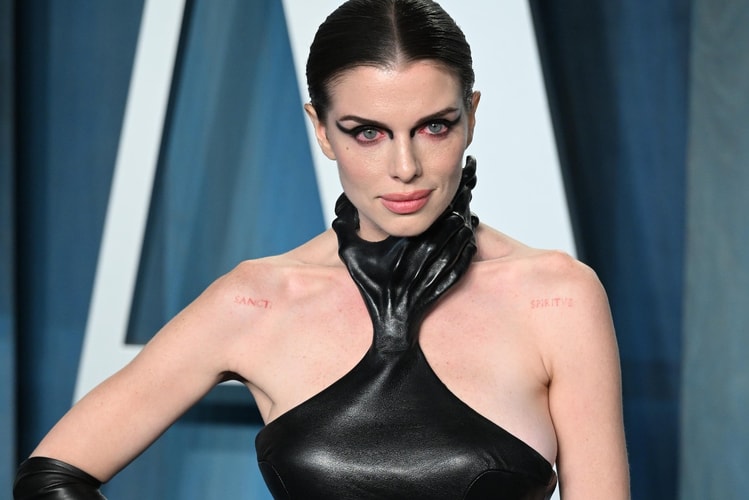 Julia Fox's 2022 'Vanity Fair' Oscars After-Party Look Features Leather and a Human Hair Clutch