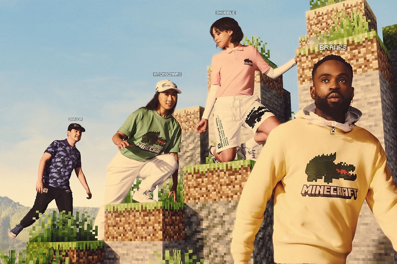 Lacoste x Minecraft SS22 Collection Release Info