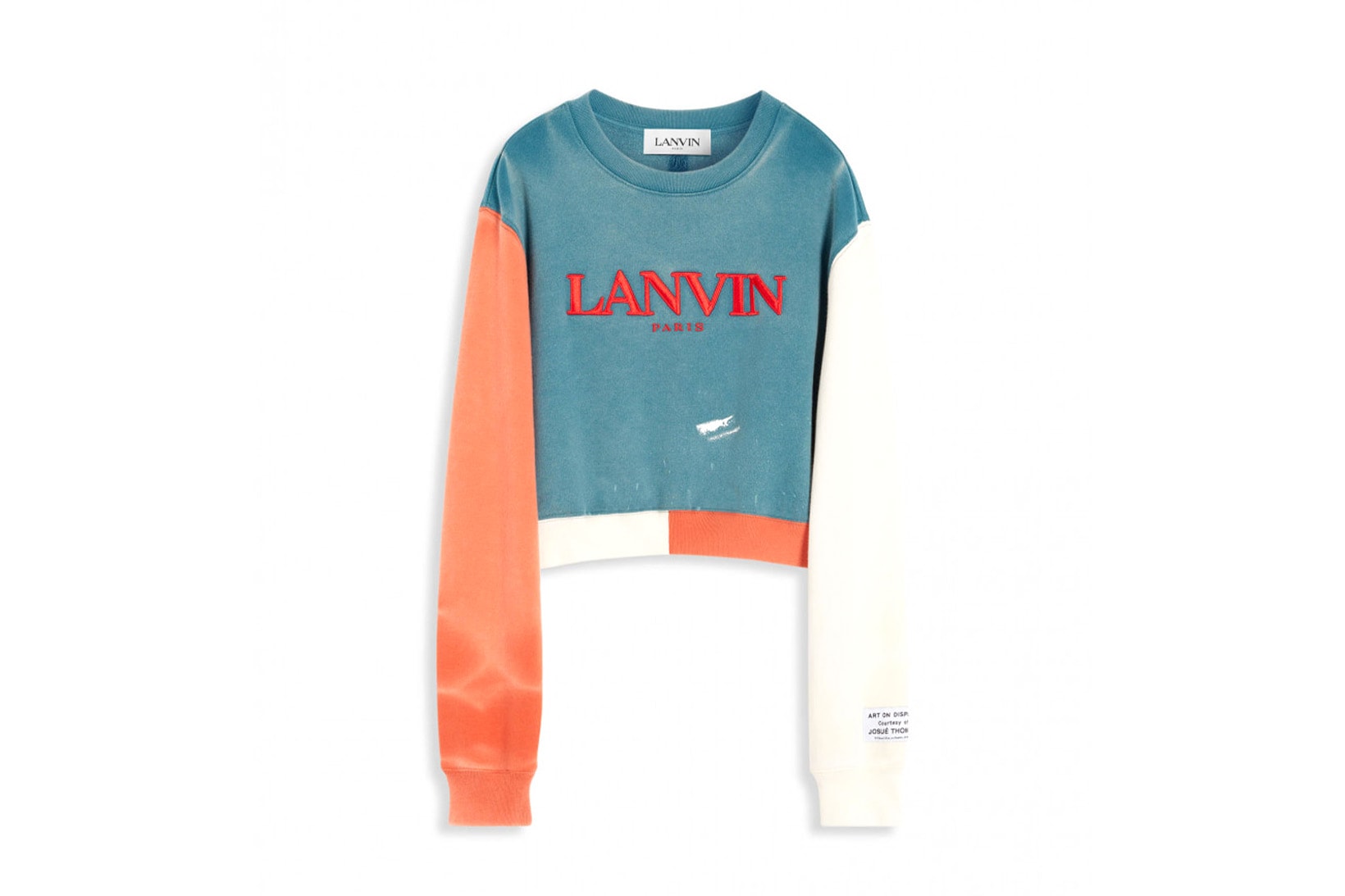 lanvin gallery dept collection hoodies sneakers t-shirts tees release info cropped sweatshirt