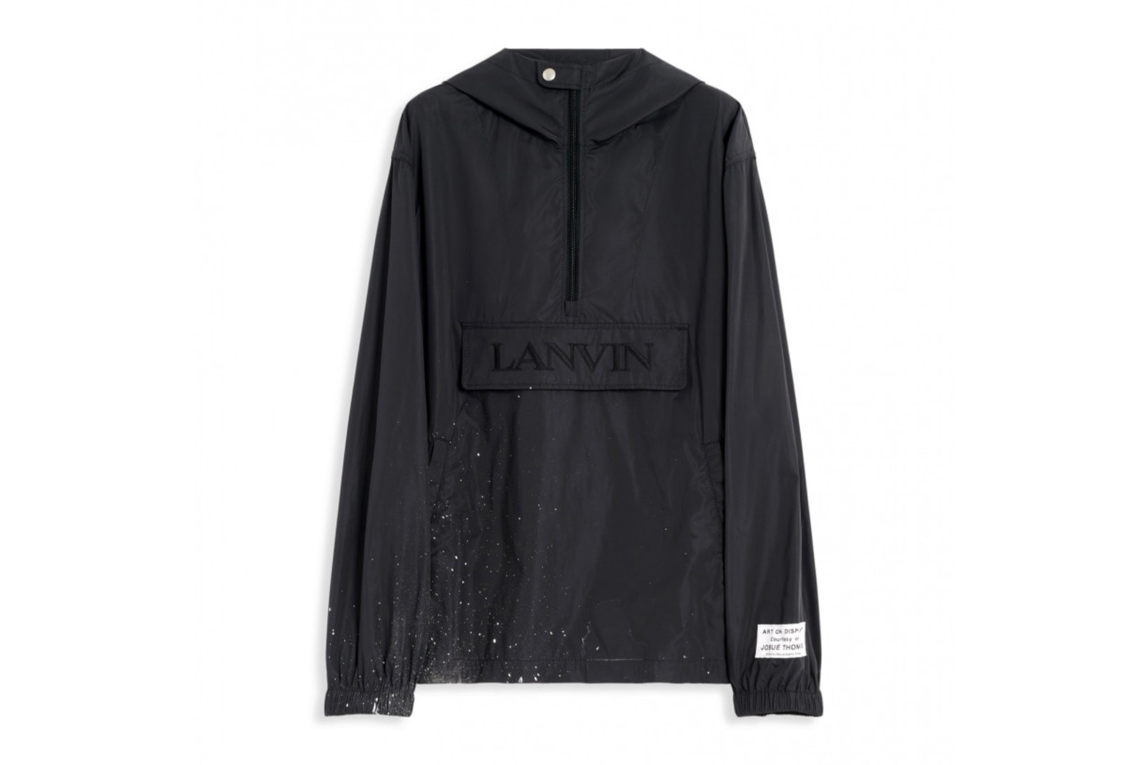 lanvin gallery dept collection hoodies sneakers t-shirts tees release info windbreaker black