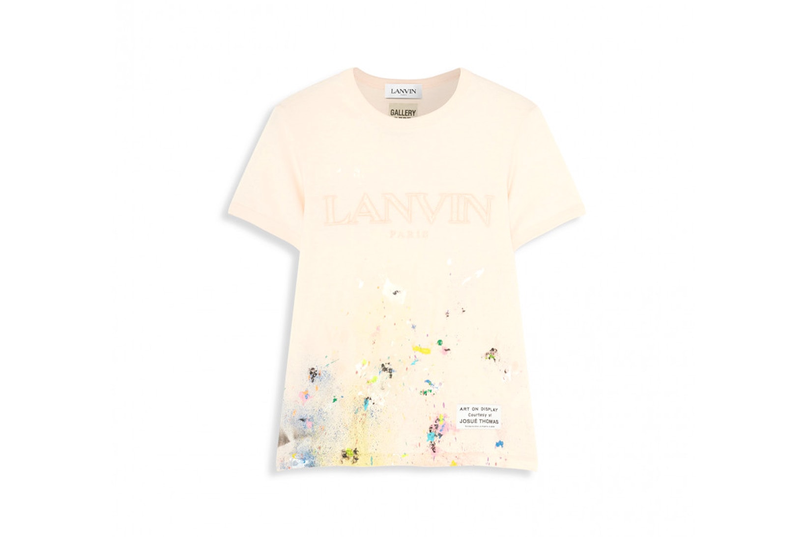 lanvin gallery dept collection hoodies sneakers t-shirts tees release info plain pink