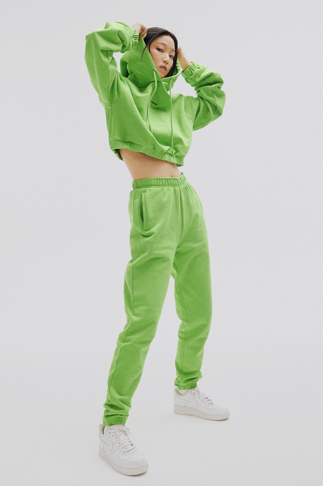 Les Benjamins "Essentials 4.0" Collection Streetwear Hoodies Sweatpants Green
