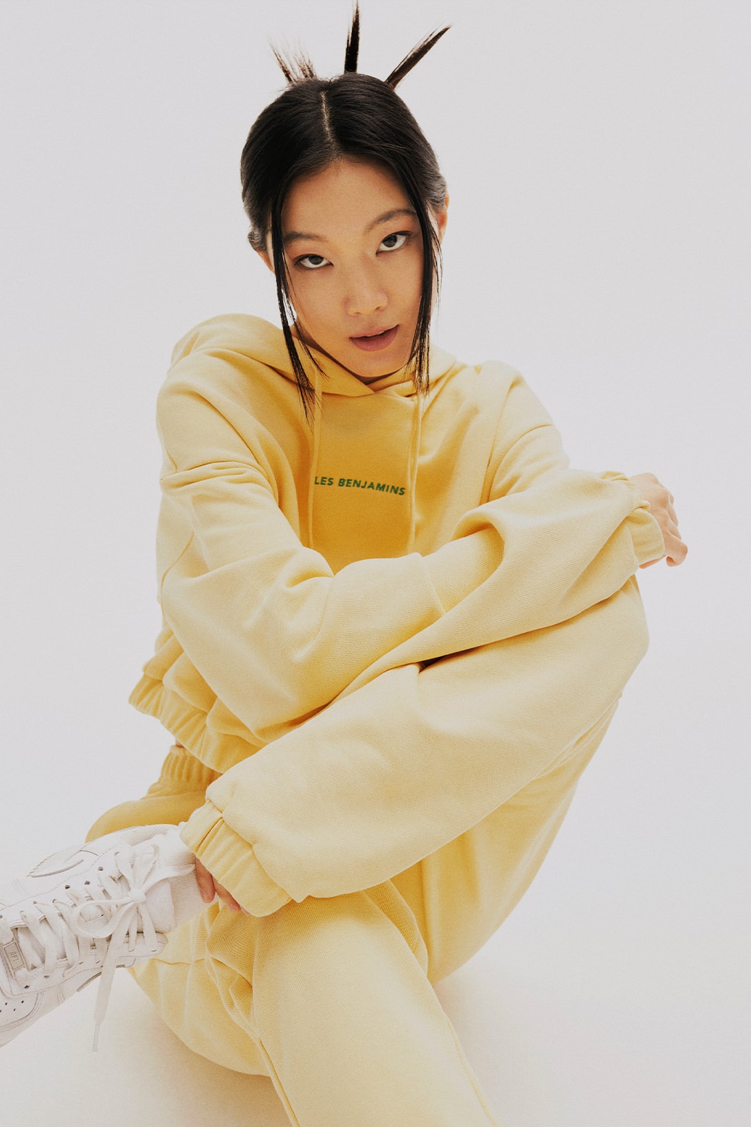 Les Benjamins "Essentials 4.0" Collection Streetwear Hoodies Sweatpants Yellow