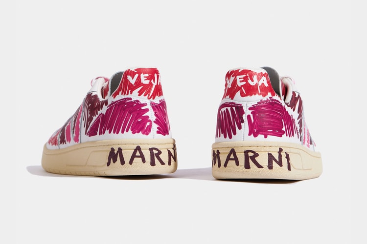 Marni Adds Scribbles to Veja's Sustainable Sneakers