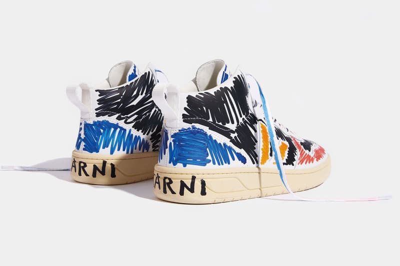 Marni Veja V-10 15 Sustainable Sneakers Collaboration Release Info