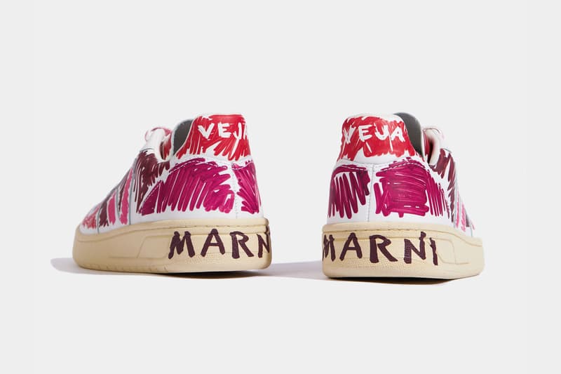 Marni Veja V-10 15 Sustainable Sneakers Collaboration Release Info