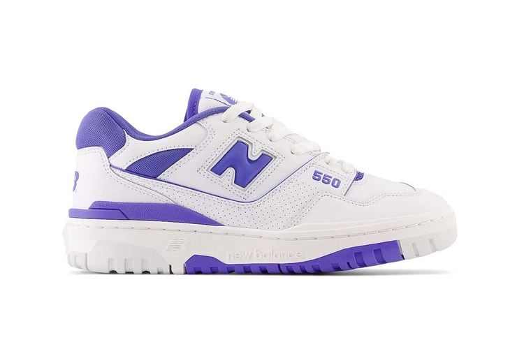 New Balance 550 Revealed in Women's White/Purple Colorway