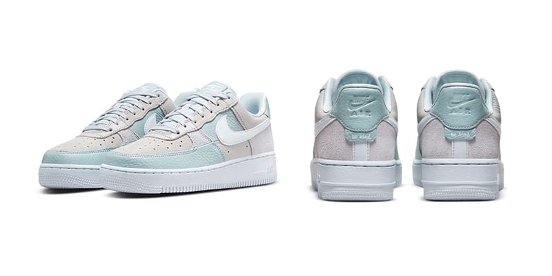 blue satin air force 1