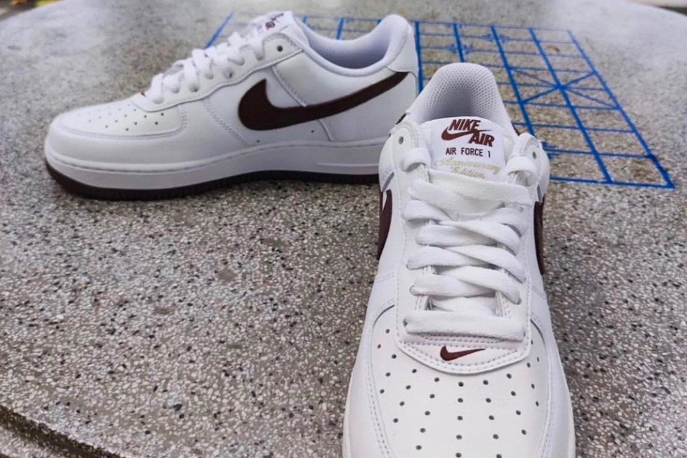 Nike Air Force 1 Low Anniversary Edition White Brown Toothbrush Price Release Date