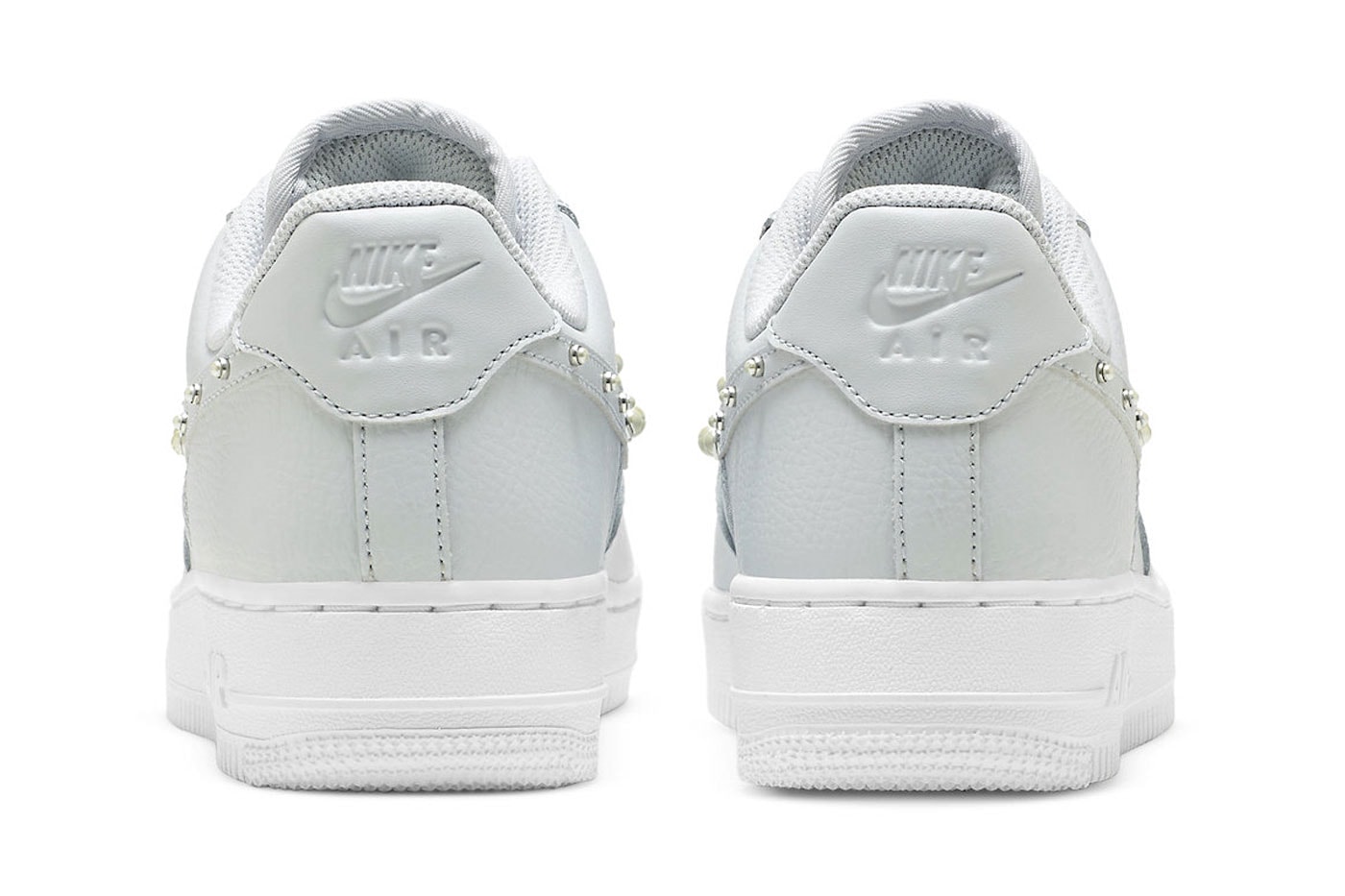 Nike Air Force 1 Low Womens Pearl Swoosh Light Grey Price Release Date
