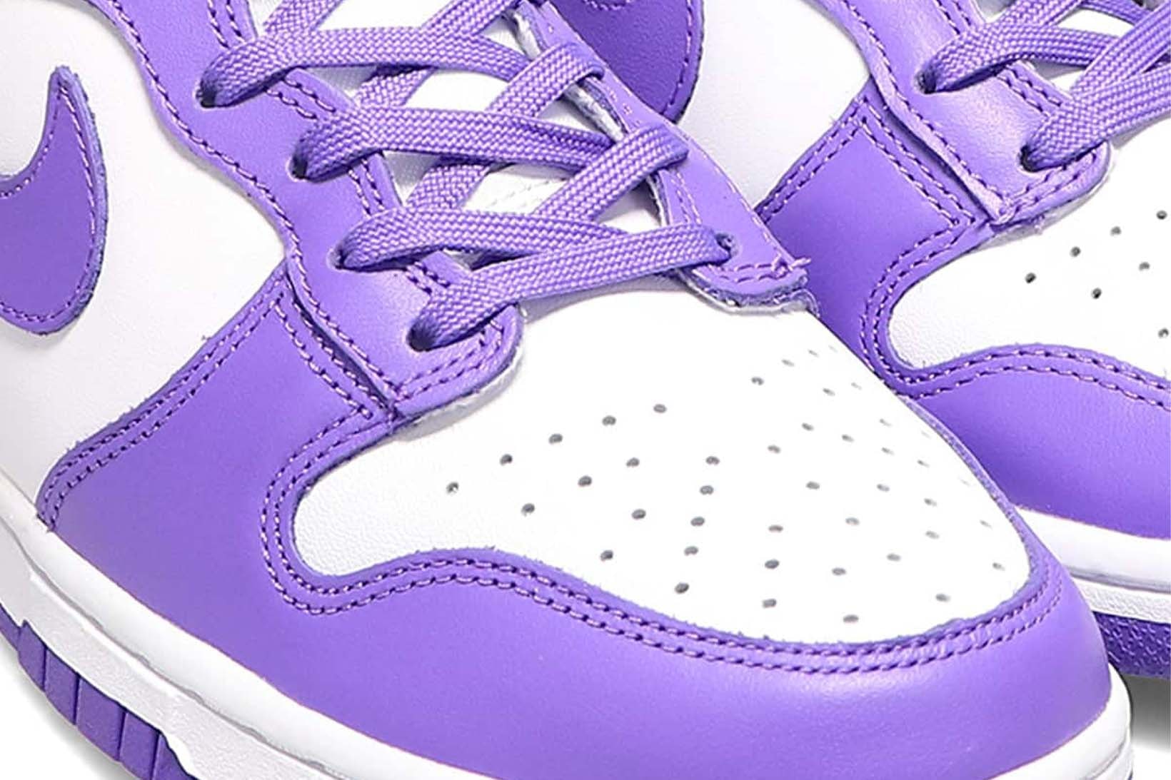 Nike Dunk High Women's Court Purple White Price Release Date