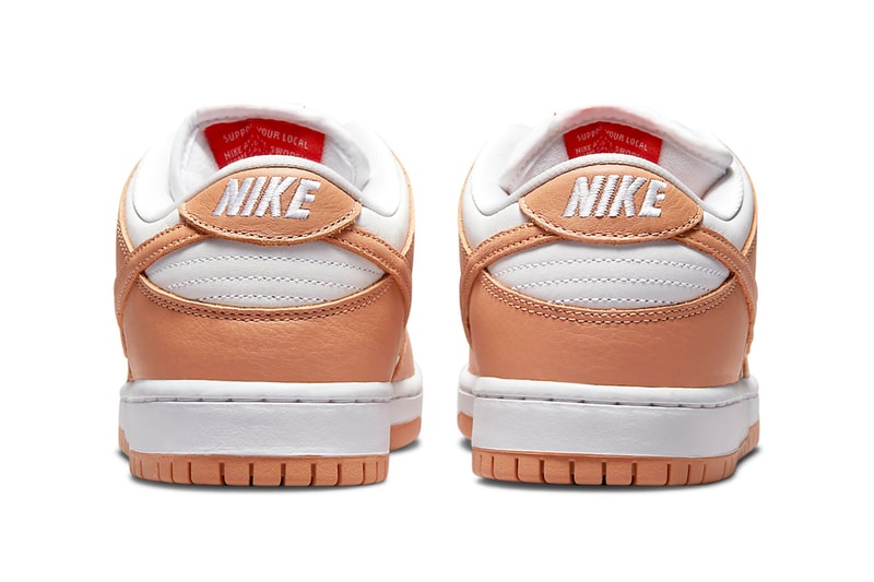 Nike SB Dunk Low Light Cognac Brown Tan White Sneakers Footwear Kicks Shoes