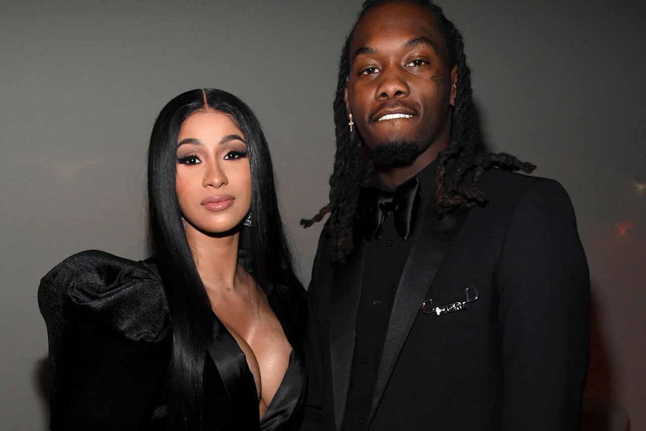 Cardi B and Offset attend Sean Combs 50th Birthday Bash presented by Ciroc Vodka on December 14, 2019 in Los Angeles, California