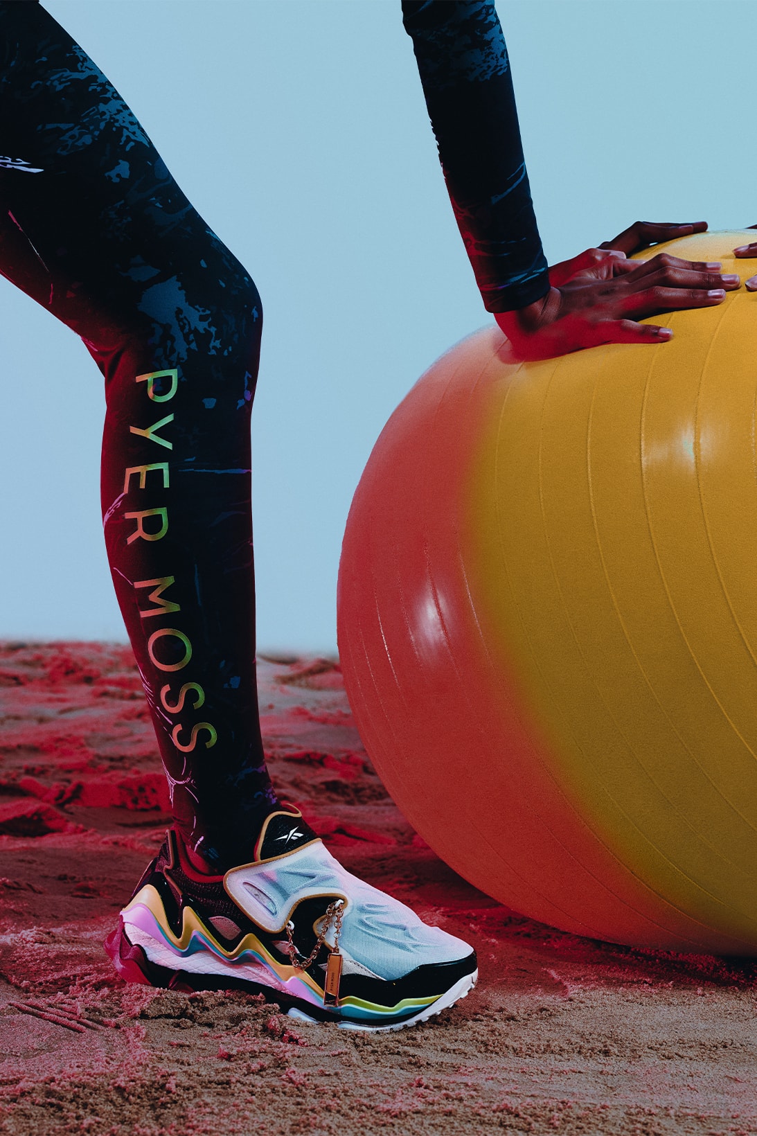Reebok by Pyer Moss Collection 4 First Drop Unisex Leggings Blue Release Info
