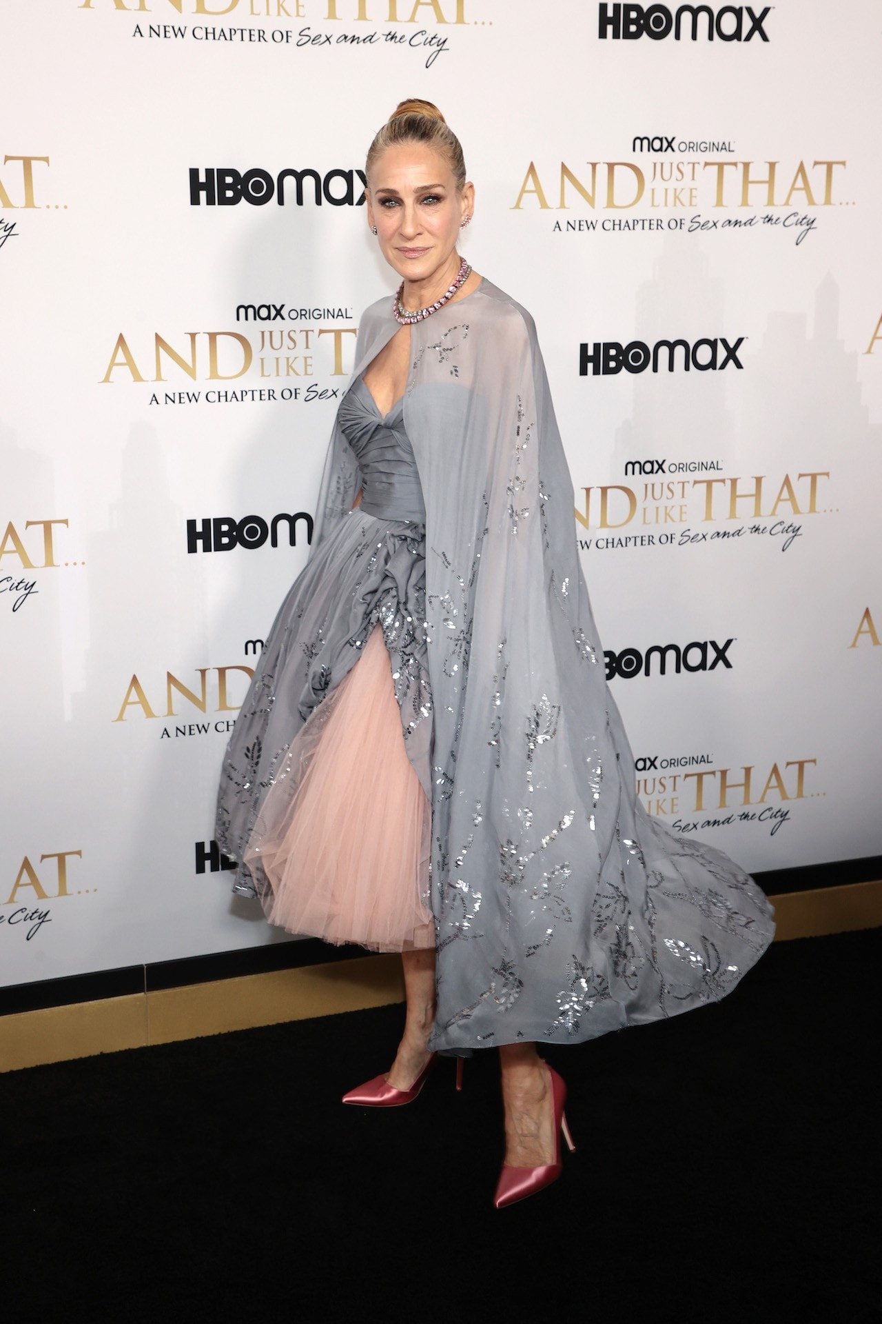 Sarah Jessica Parker And Just Like That Premiere Dress Oscar de la Renta Auction UNICEF Charity Info