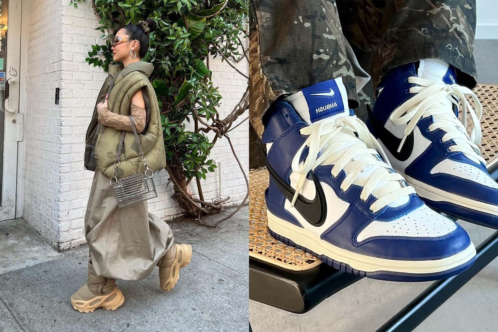 Women's Sneaker Style Inspiration on Instagram Nike Air Jordan Yeezy New Balance