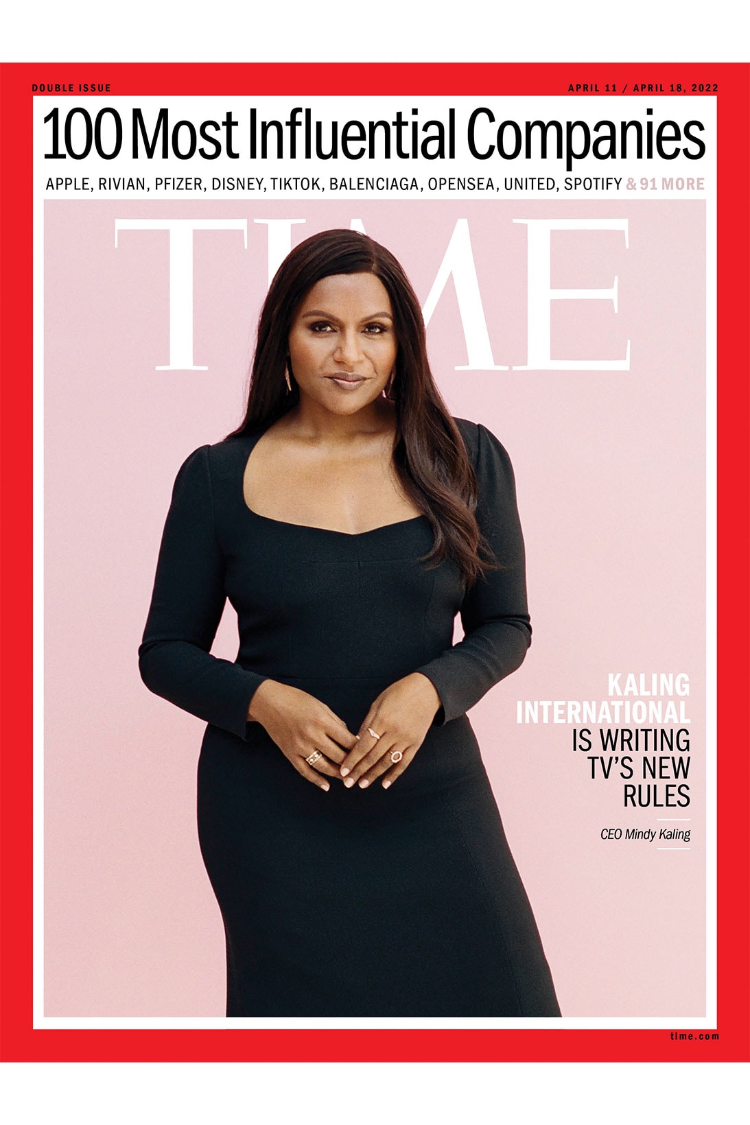 TIME 100 Most Influential Companies Cover Mindy Kaling