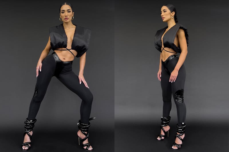 TLZ L'FEMME Is Mastering Sex Appeal With Its Patent Thong Leggings