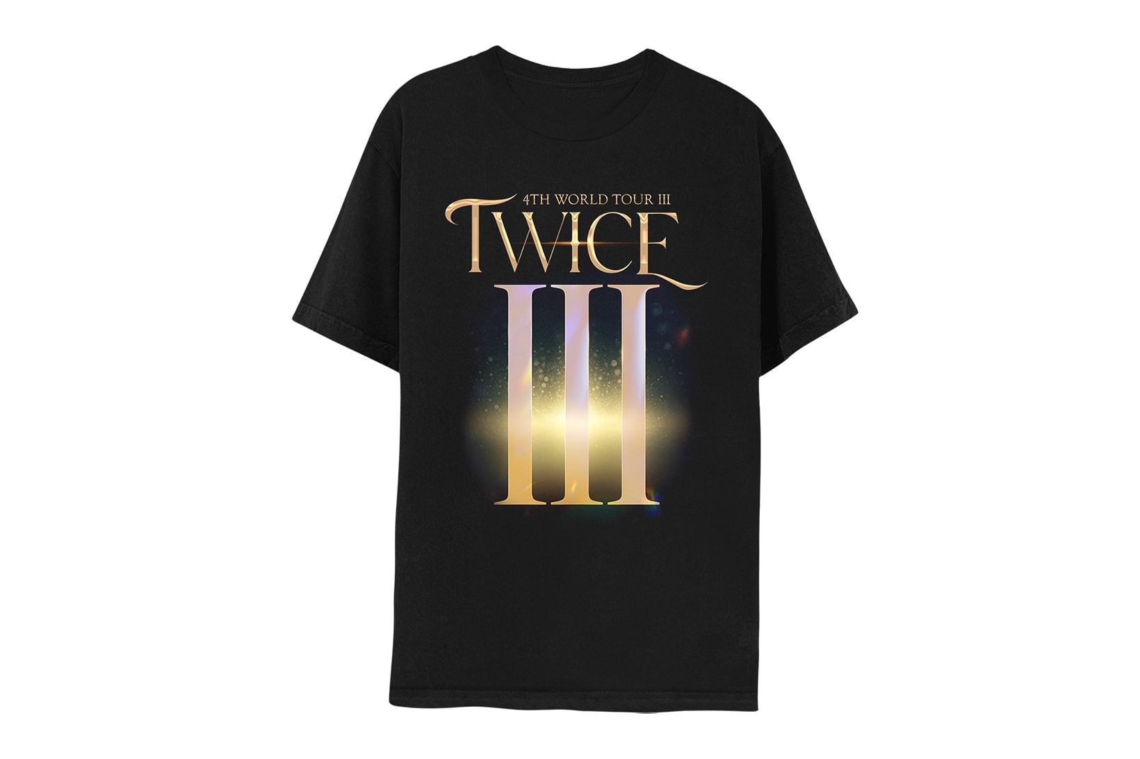 TWICE 4th World Tour Collection Merchandise Outerwear Accessories K-pop T-Shirt Black