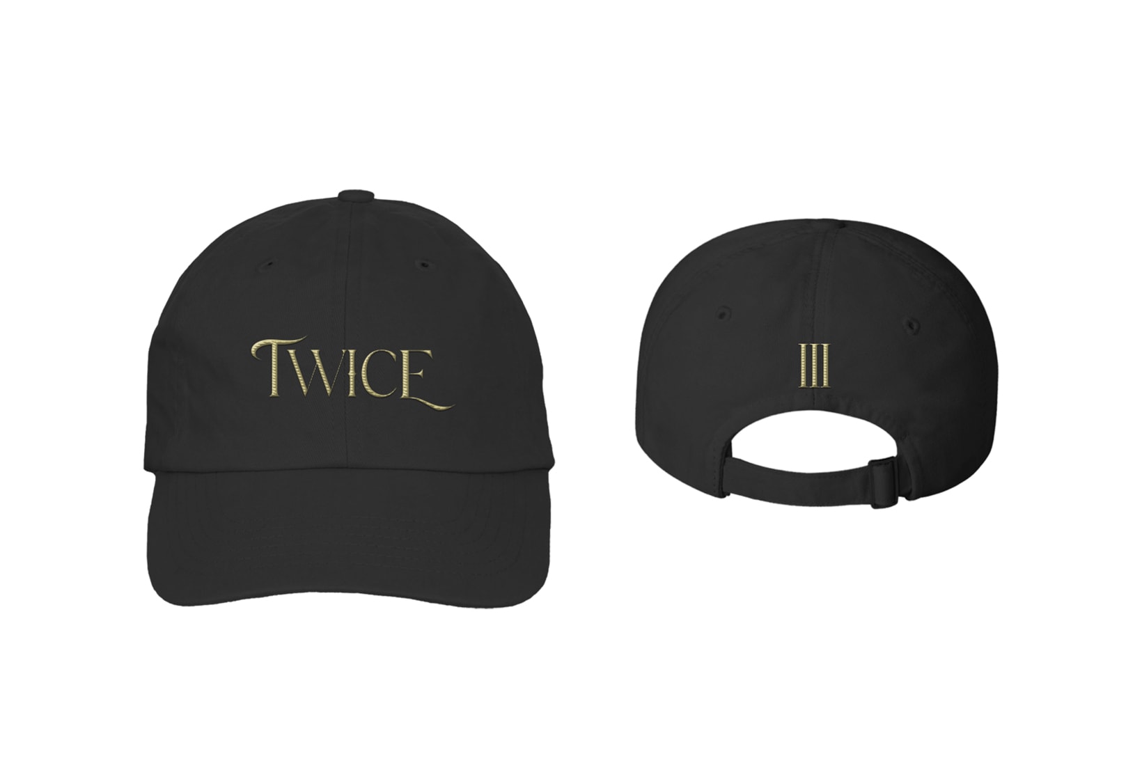 TWICE 4th World Tour Collection Merchandise Outerwear Accessories K-pop Cap Black