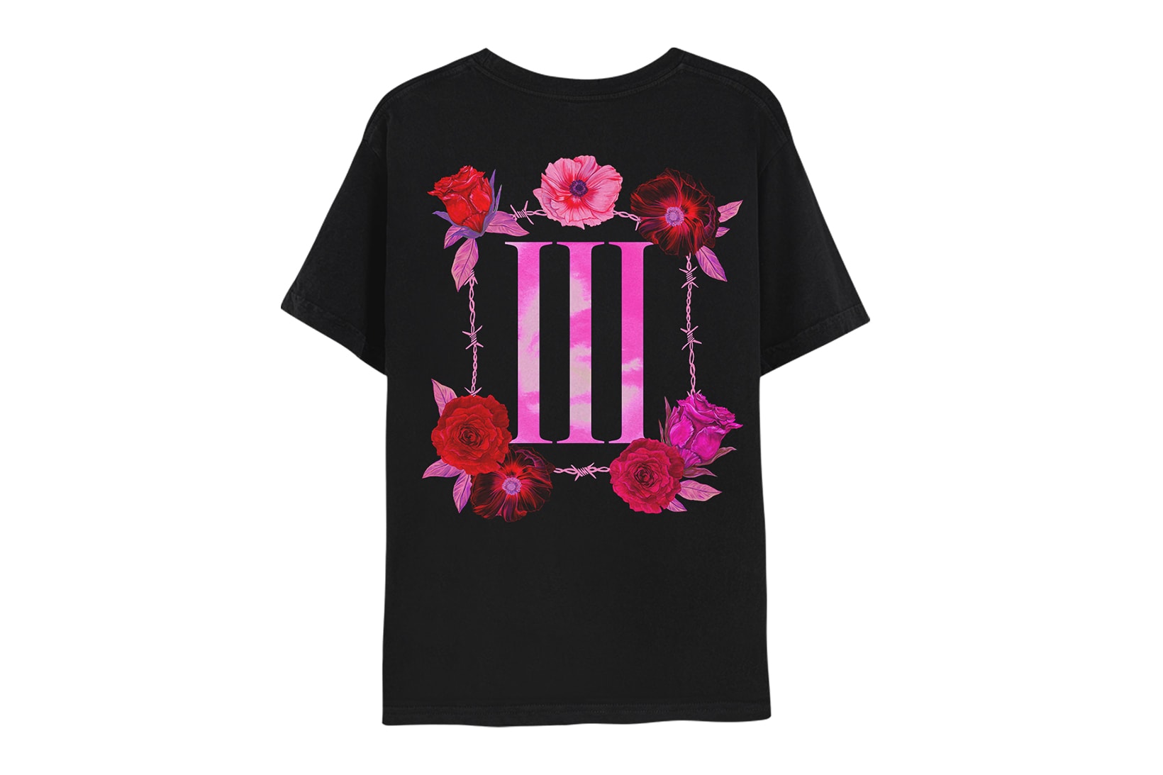 TWICE 4th World Tour Collection Merchandise Outerwear Accessories K-pop T-Shirt Floral Back