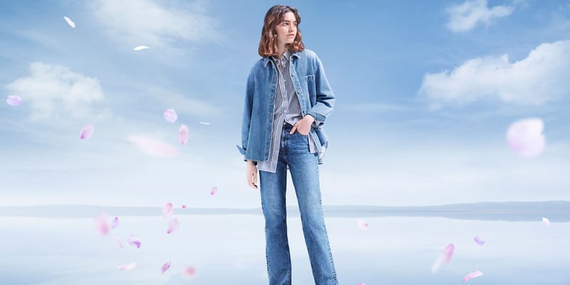 uniqlo blue cycle jeans