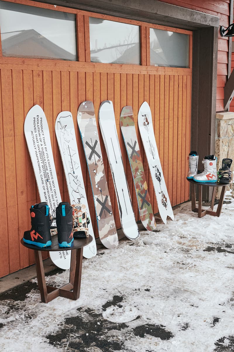 Virgil Abloh Burton Collaboration Snowboards Boots Bindings 