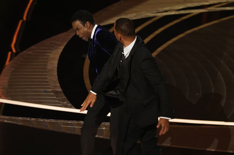 Will Smith Slaps Chris Rock On Stage Oscars 94th Academy Awards Jada Pinkett News 