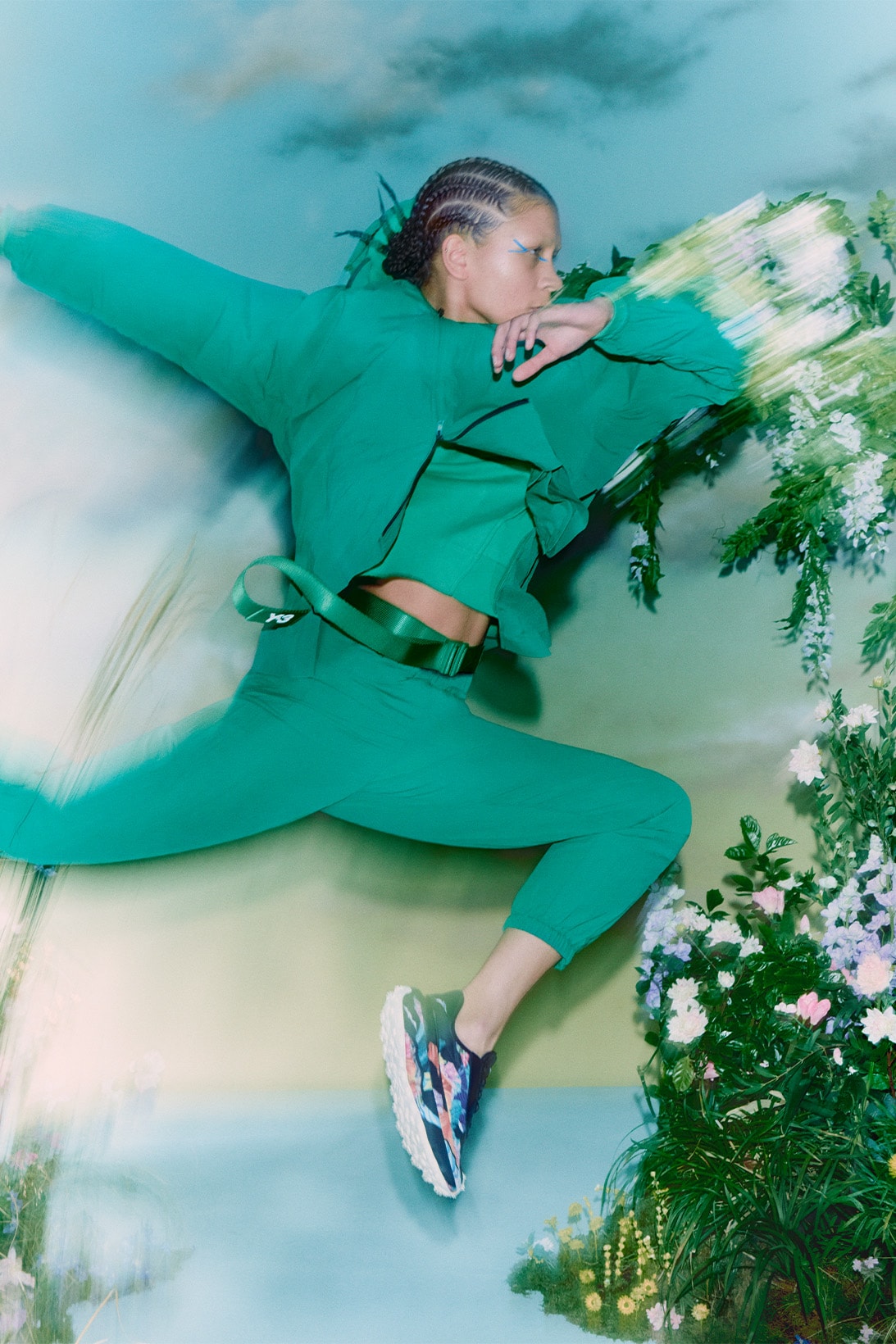 y-3 spring summer collection chapter 2 sneakers accessories release info green sweatsuit women