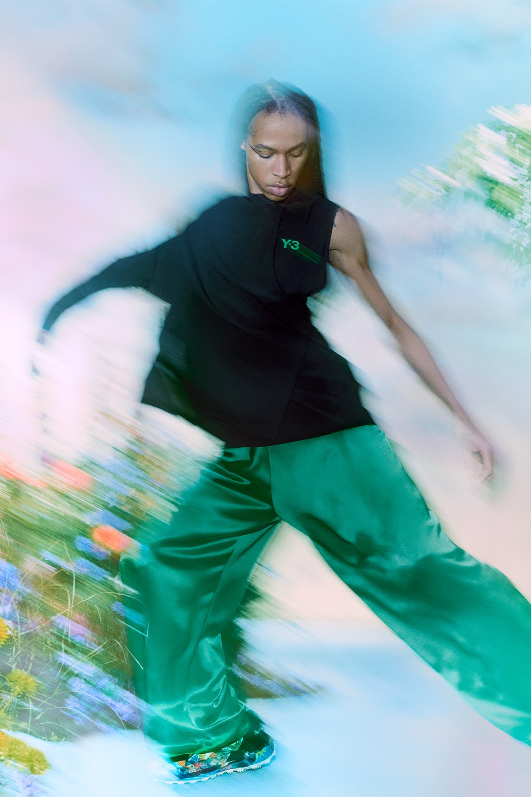 y-3 spring summer collection chapter 2 sneakers accessories release info long sleeve pants black green