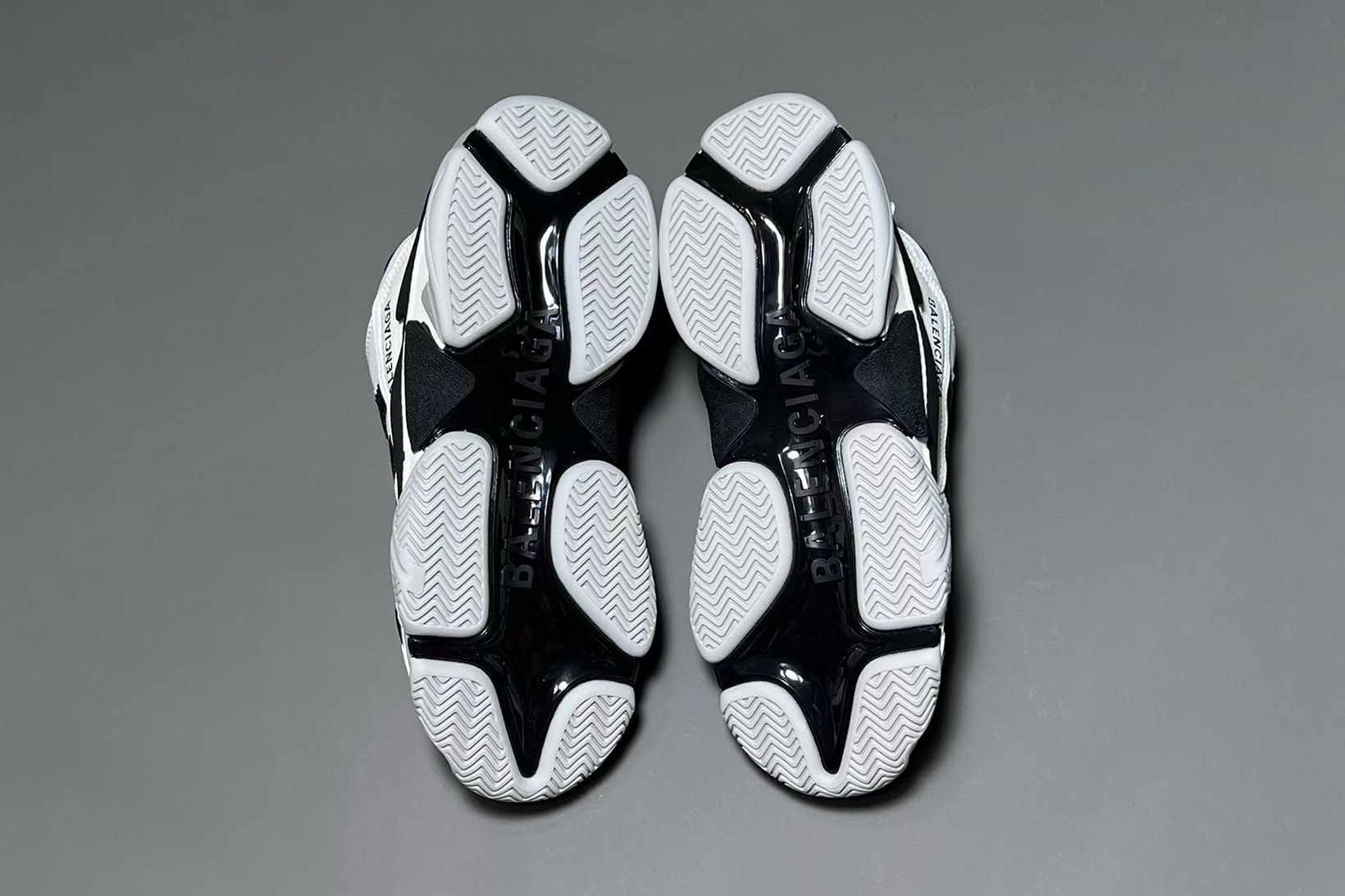 adidas Balenciaga Triple-S Collaboration Sneakers Footwear Kicks White Black Shoes