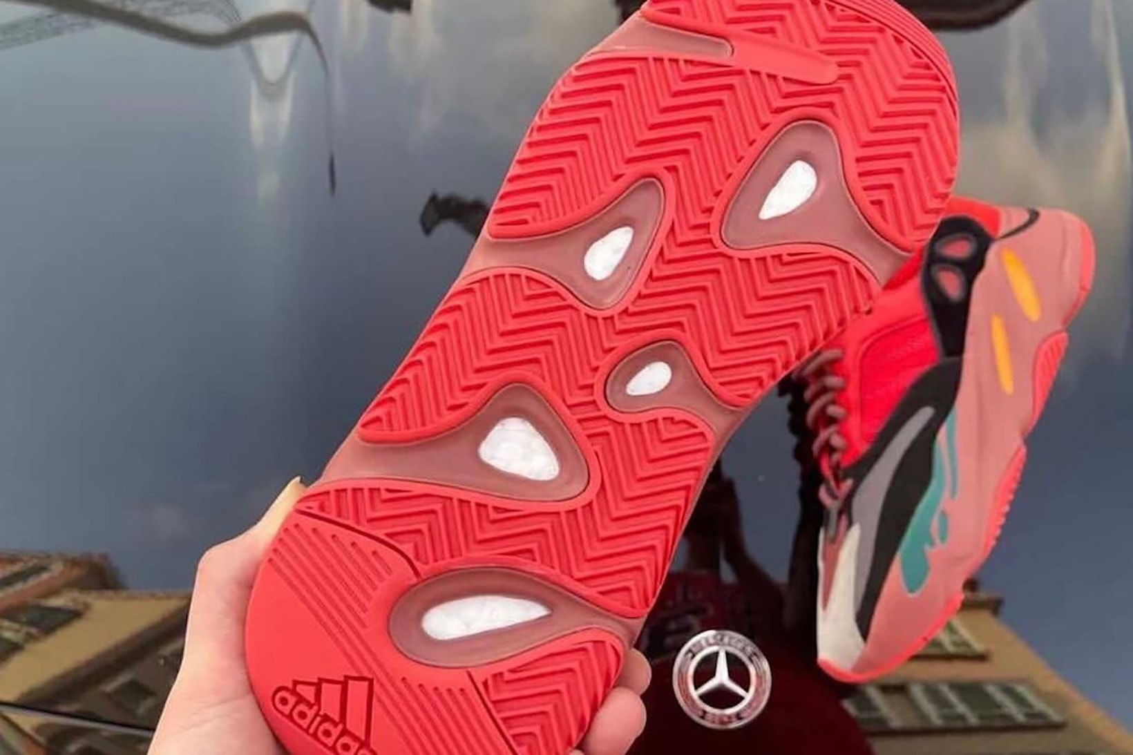adidas YEEZY BOOST 700 Hi-Res Red Sneakers Footwear Kicks Shoes